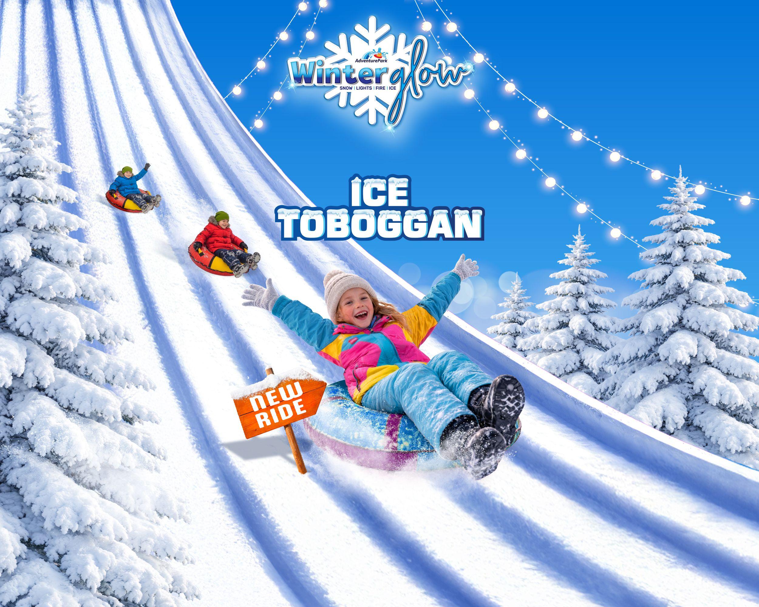 High-speed Icy Thrills background