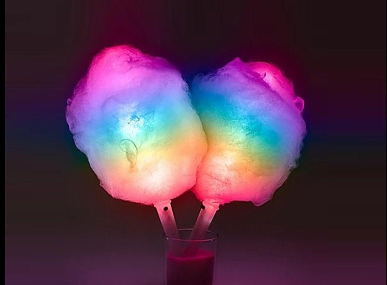 Glow fairy floss