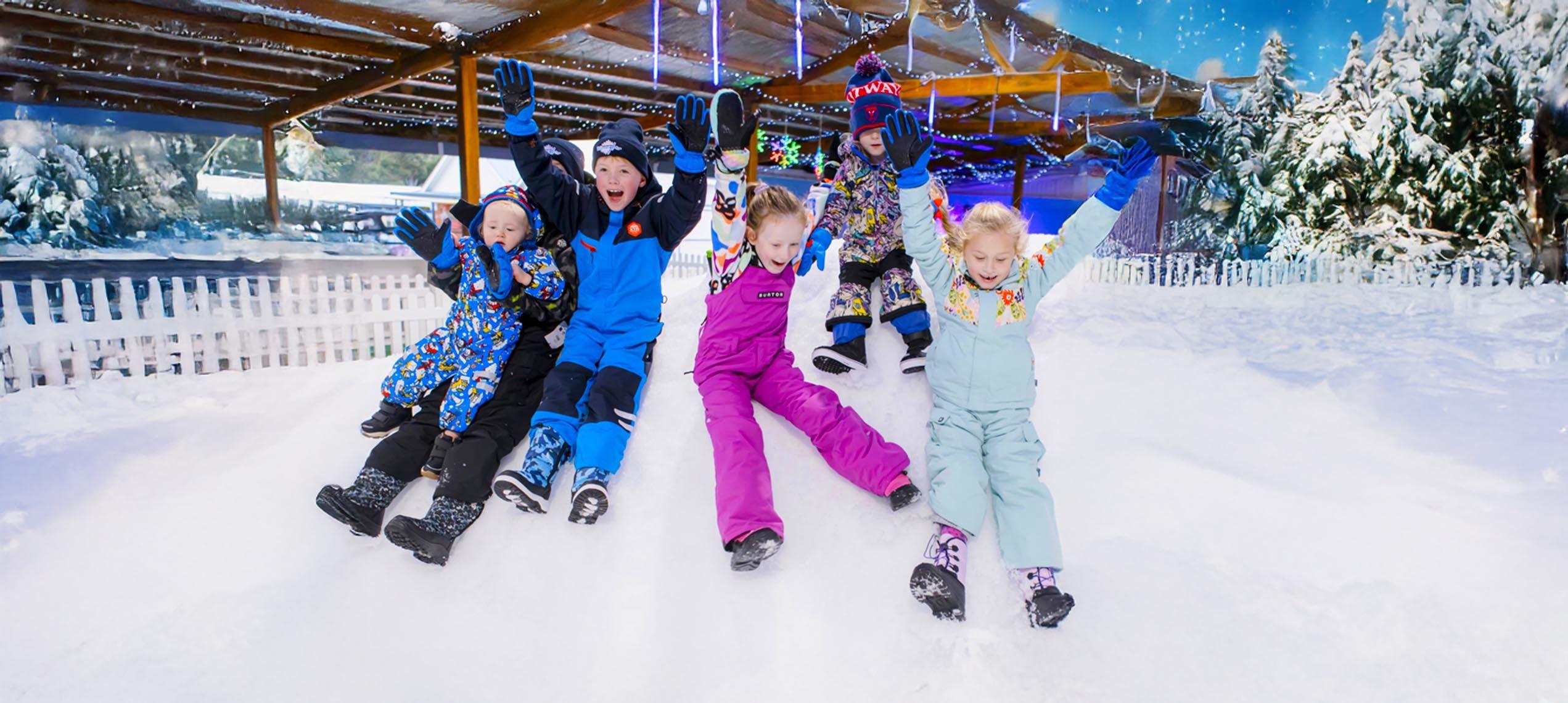 Victoria's Biggest Indoor Snow Play Zone background
