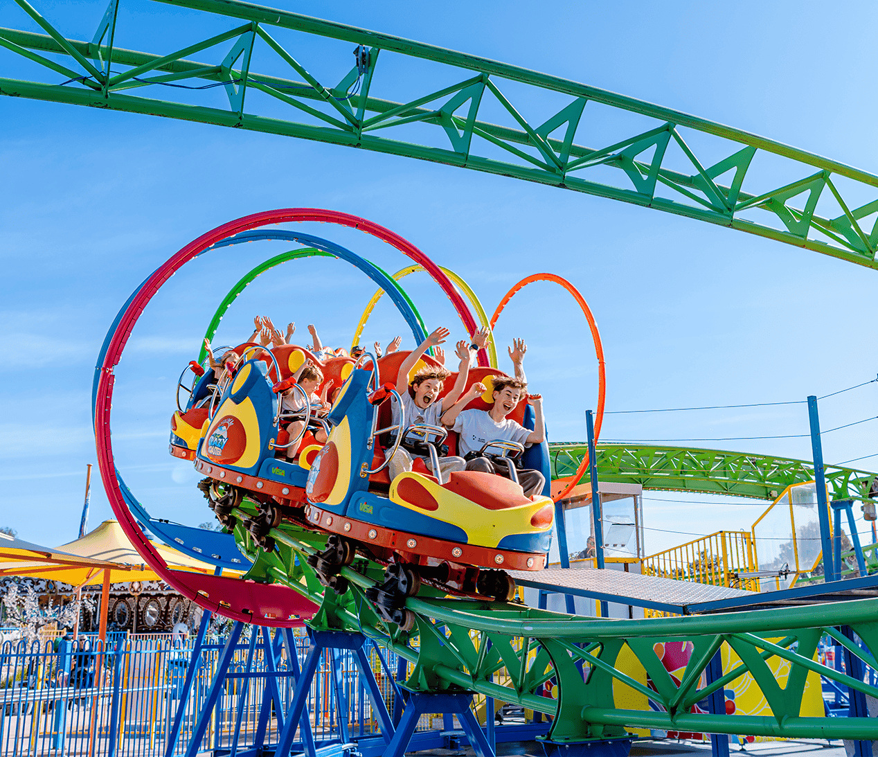 Promo Text and Image Top Background