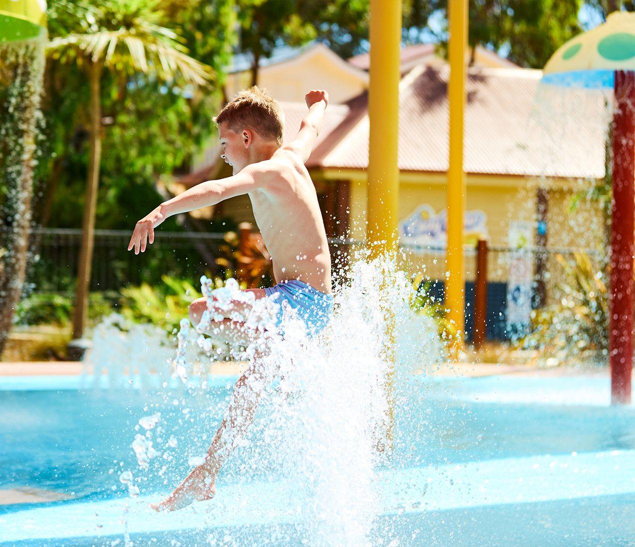 Promo Text and Image Bottom Background